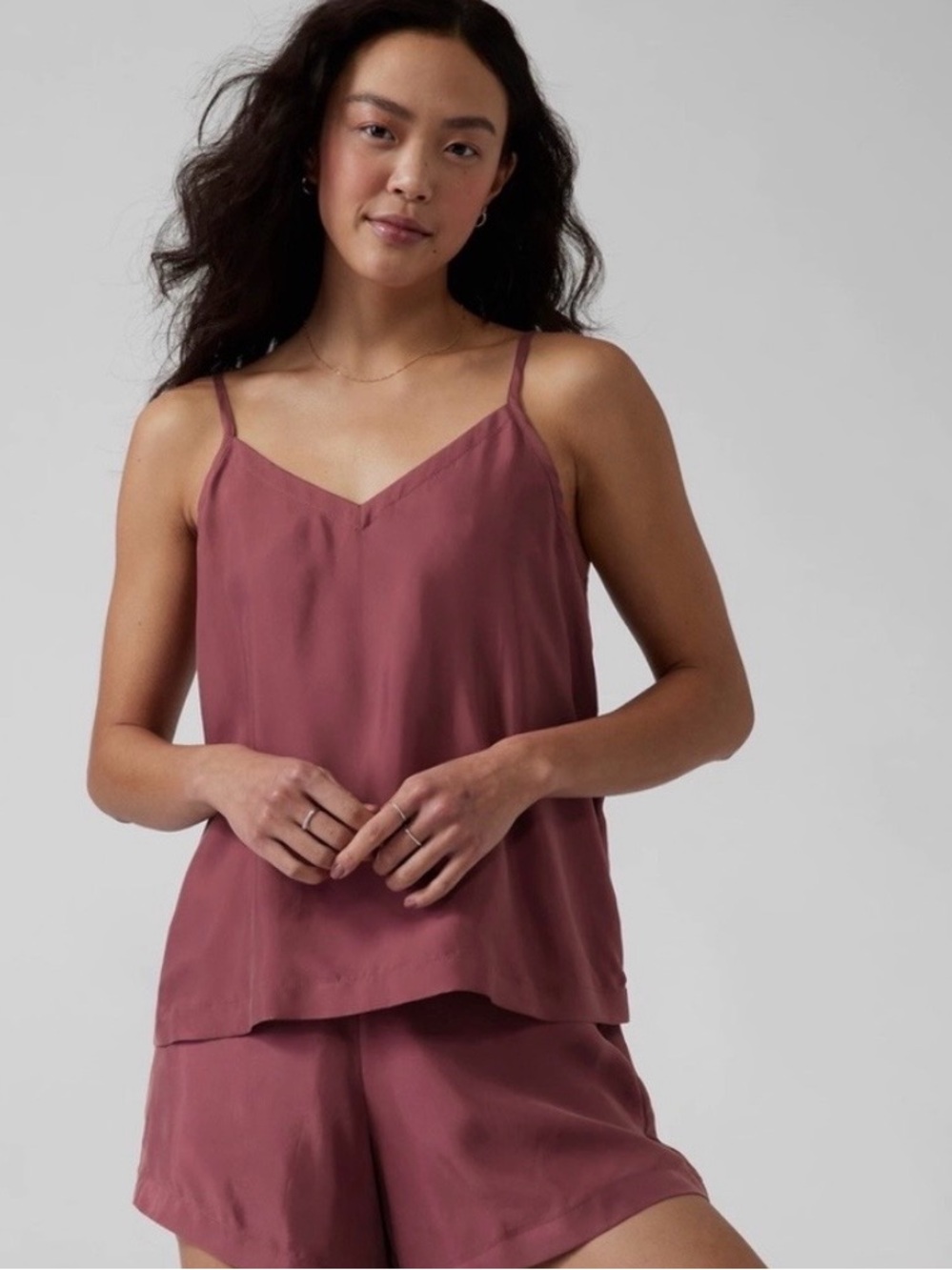Athleta Calm Cool Cami and Short Set Tawny Rose Purple
Cupro Pajamas Small XS